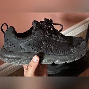Under Armour Black Athletic Shoes